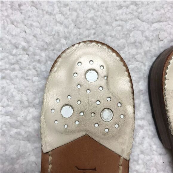 Jack Rogers Hamptons flat sandals cream white - Picture 4 of 10